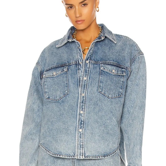 WARDROBE.NYC Blue Jean Jacket - Picture 2 of 5